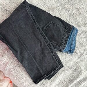 Abercrombie & Fitch Black Straight Leg Women's Jeans